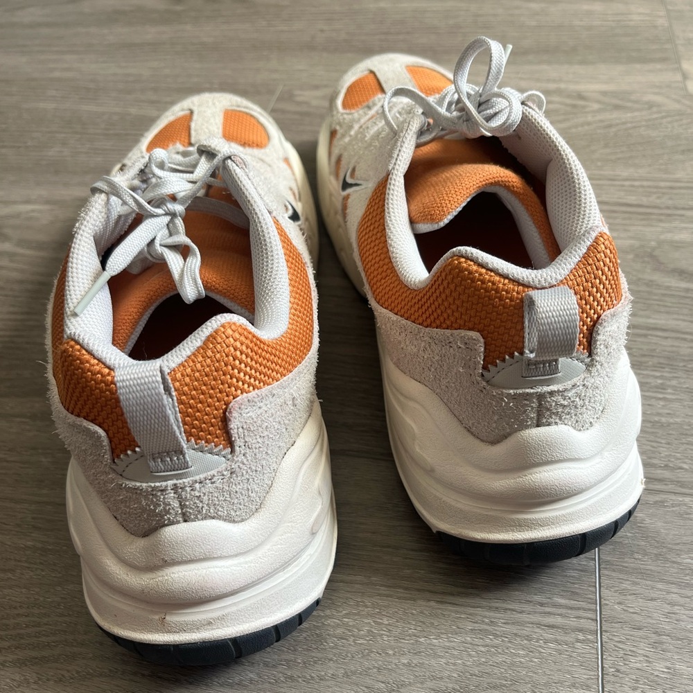 Nike Gray & Orange Tech Hera Sneakers Athletic Shoes Size 15 Men’s - Picture 5 of 10